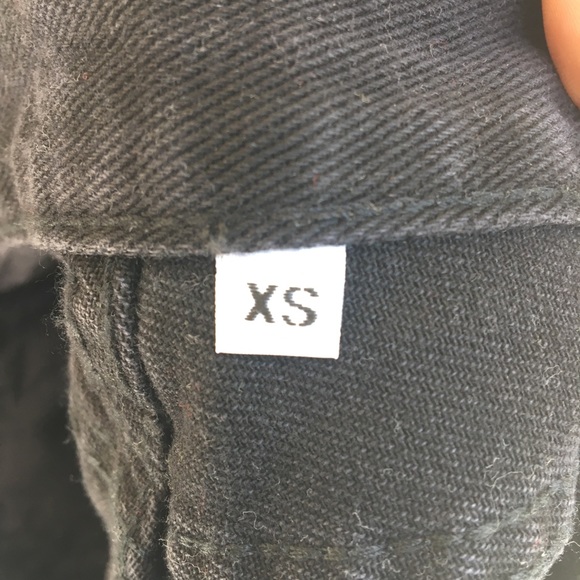 Brandy Melville John Galt Black button fly shorts - Picture 3 of 4